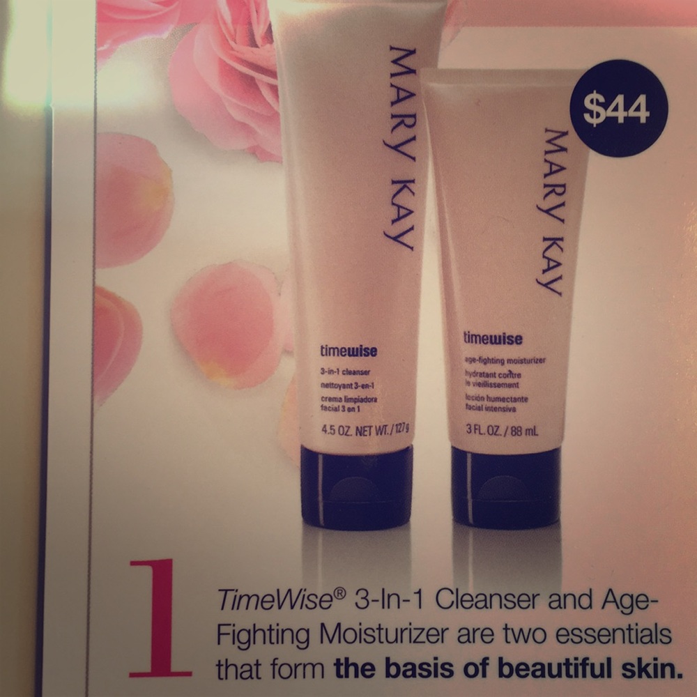 ❌Timewise cleanser and moisturizer